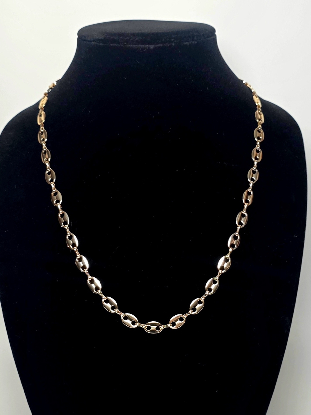18K Solid Gold Filled Puff Chain ✨️